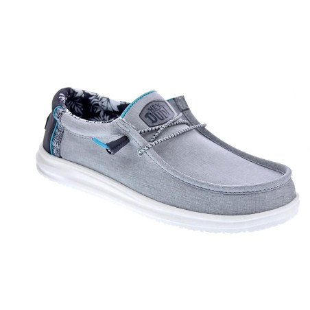 Mocasines Hey Dude zapatos Hombre modelo Wally H2O Gris 