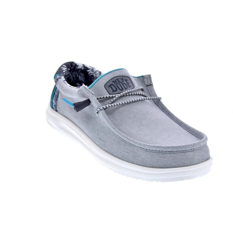 Mocasines Hey Dude zapatos Hombre modelo Wally H2O Gris 