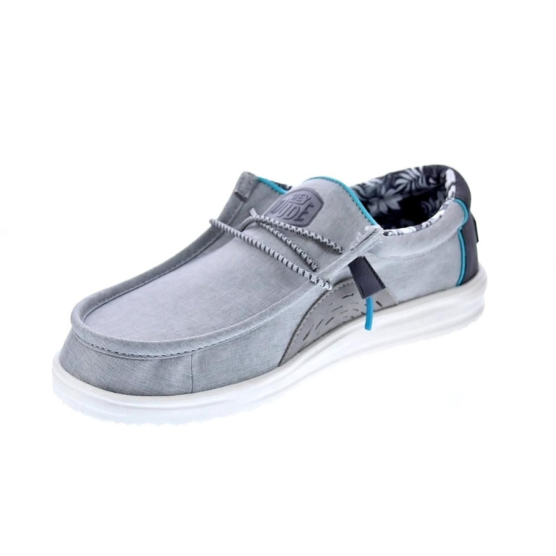 Mocasines Hey Dude zapatos Hombre modelo Wally H2O Gris 