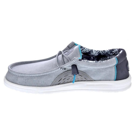 Mocasines Hey Dude zapatos Hombre modelo Wally H2O Gris 