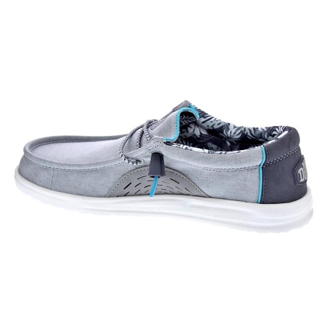 Mocasines Hey Dude zapatos Hombre modelo Wally H2O Gris 