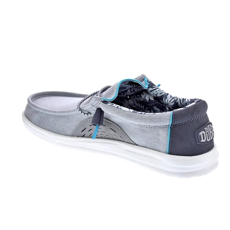 Mocasines Hey Dude zapatos Hombre modelo Wally H2O Gris 
