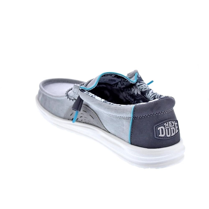 Mocasines Hey Dude zapatos Hombre modelo Wally H2O Gris 