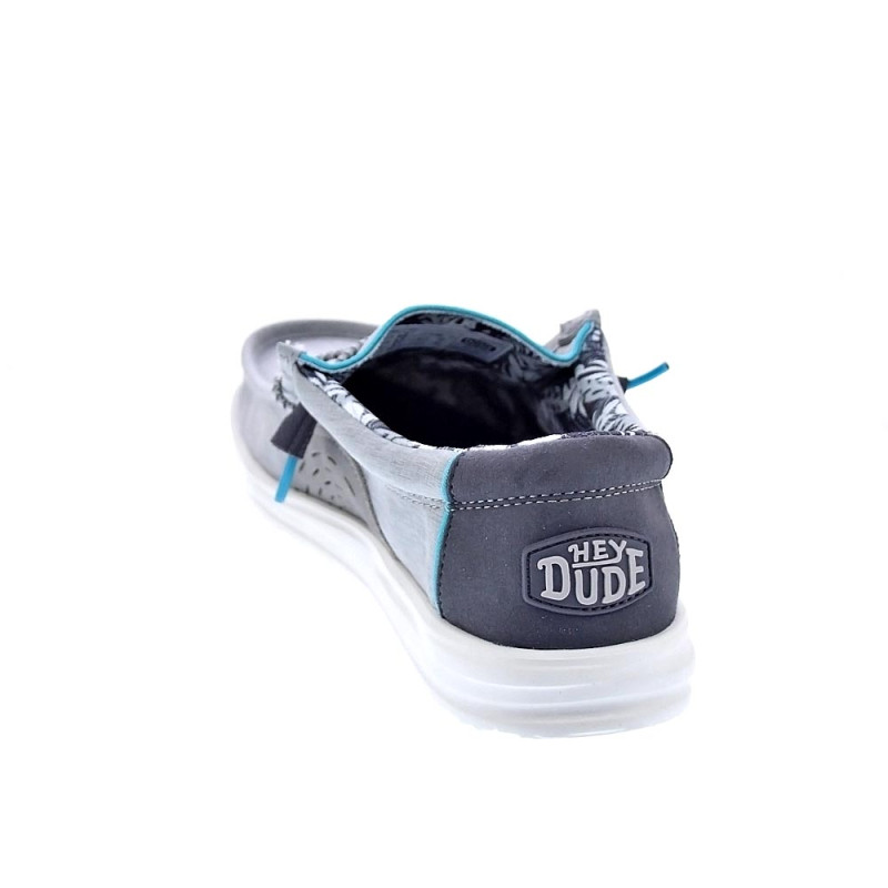 Mocasines Hey Dude zapatos Hombre modelo Wally H2O Gris 