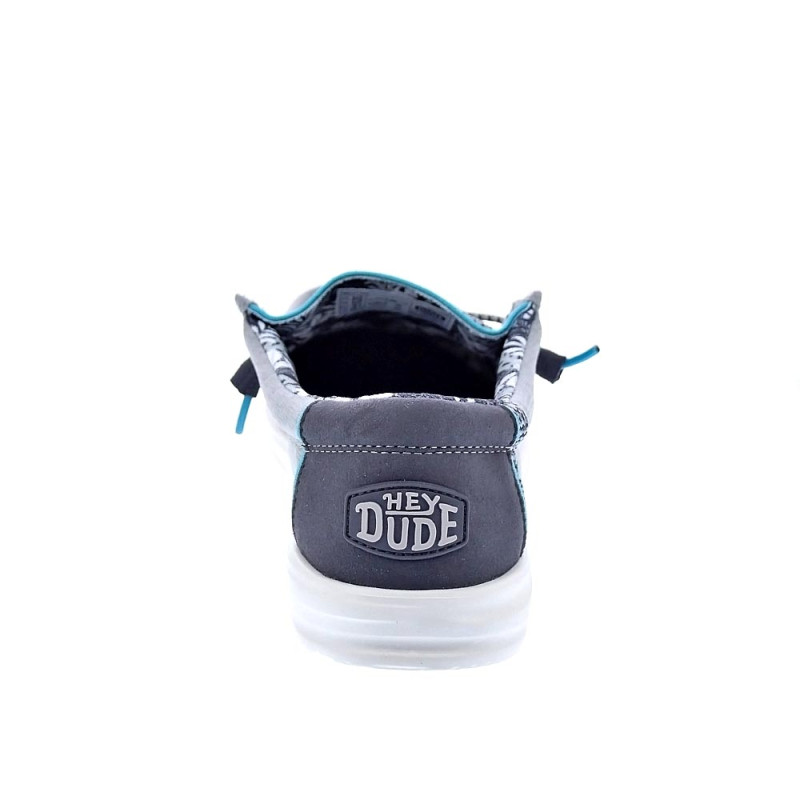 Mocasines Hey Dude zapatos Hombre modelo Wally H2O Gris 