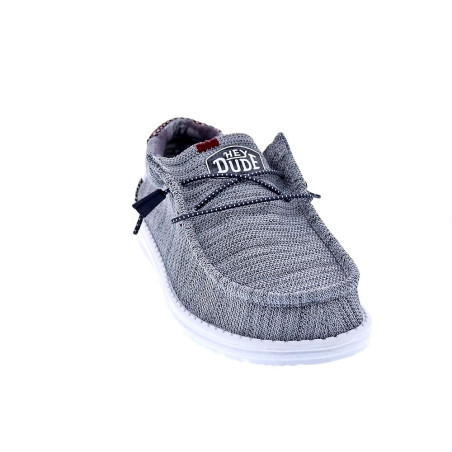 Mocasines Hey Dude zapatos Hombre modelo Wally Sox Gris 