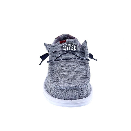 Mocasines Hey Dude zapatos Hombre modelo Wally Sox Gris 
