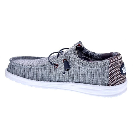 Mocasines Hey Dude zapatos Hombre modelo Wally Sox Gris 