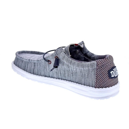 Mocasines Hey Dude zapatos Hombre modelo Wally Sox Gris 