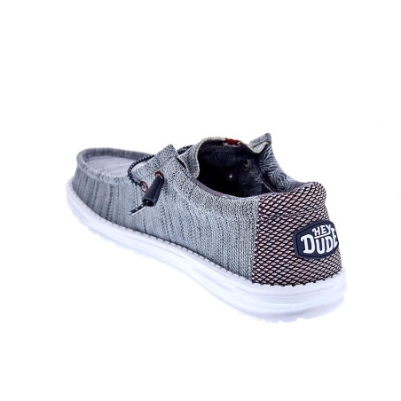 Mocasines Hey Dude zapatos Hombre modelo Wally Sox Gris 