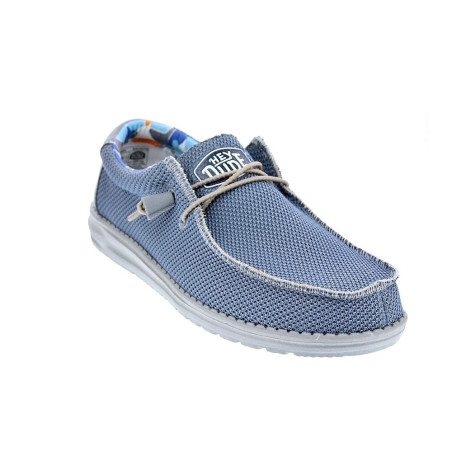 Mocasines Hey Dude zapatos Hombre modelo Wally Sox Triple Azul 