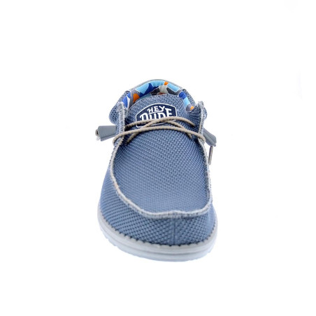 Mocasines Hey Dude zapatos Hombre modelo Wally Sox Triple Azul 