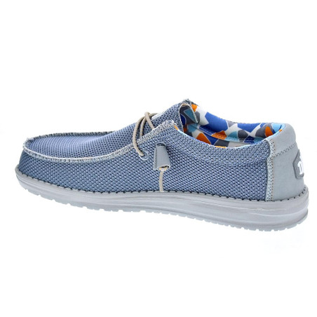 Mocasines Hey Dude zapatos Hombre modelo Wally Sox Triple Azul 
