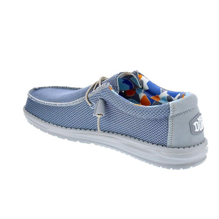 Mocasines Hey Dude zapatos Hombre modelo Wally Sox Triple Azul 
