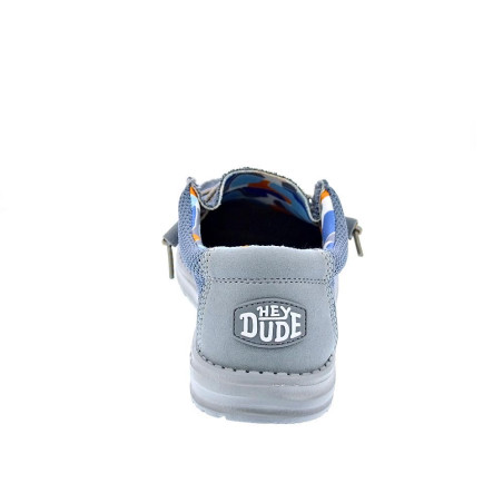Mocasines Hey Dude zapatos Hombre modelo Wally Sox Triple Azul 