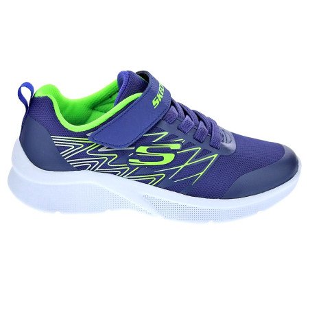 Zapatillas Skechers zapatos Niño modelo Microspec Azul 