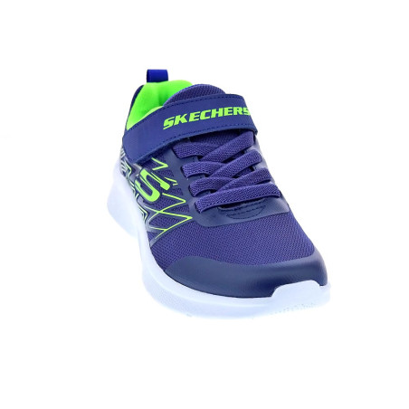 Zapatillas Skechers zapatos Niño modelo Microspec Azul 