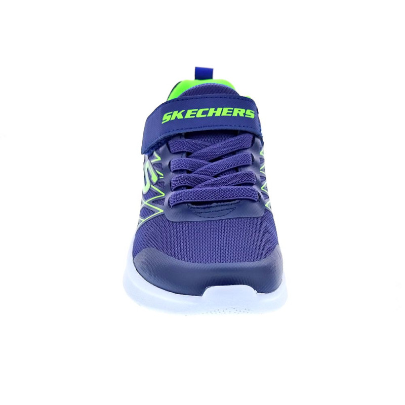 Zapatillas Skechers zapatos Niño modelo Microspec Azul 
