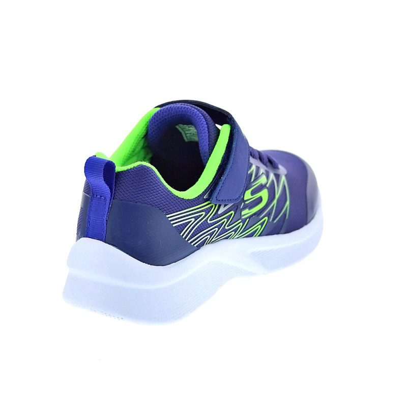 Zapatillas Skechers zapatos Niño modelo Microspec Azul 