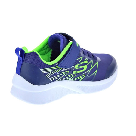 Zapatillas Skechers zapatos Niño modelo Microspec Azul 