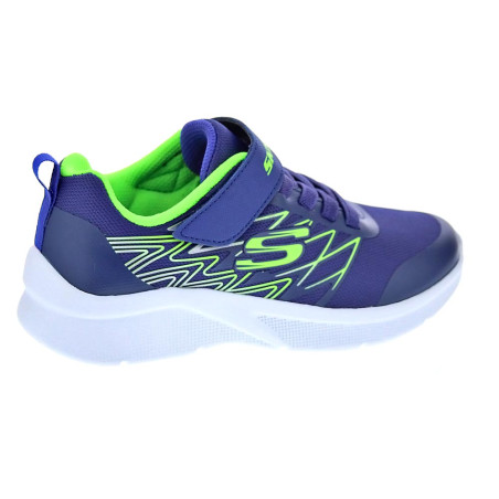 Zapatillas Skechers zapatos Niño modelo Microspec Azul 