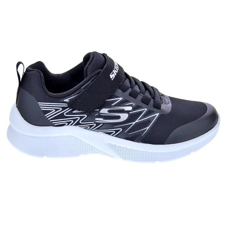 Zapatillas Skechers zapatos Niño modelo Microspec Negro 