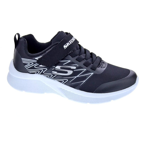 Zapatillas Skechers zapatos Niño modelo Microspec Negro 