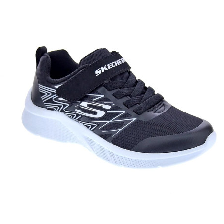 Zapatillas Skechers zapatos Niño modelo Microspec Negro 