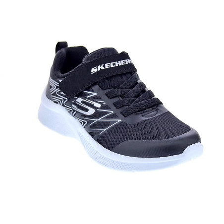 Zapatillas Skechers zapatos Niño modelo Microspec Negro 