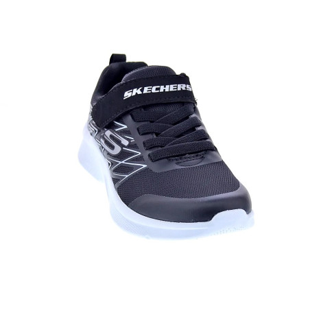 Zapatillas Skechers zapatos Niño modelo Microspec Negro 