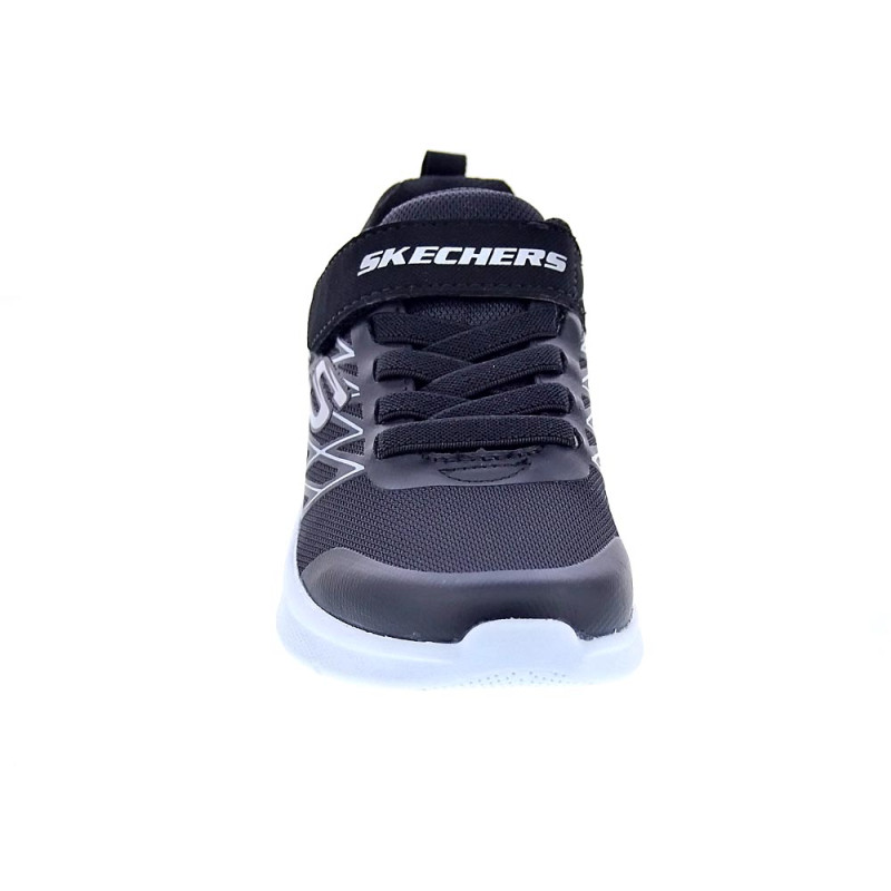 Zapatillas Skechers zapatos Niño modelo Microspec Negro 