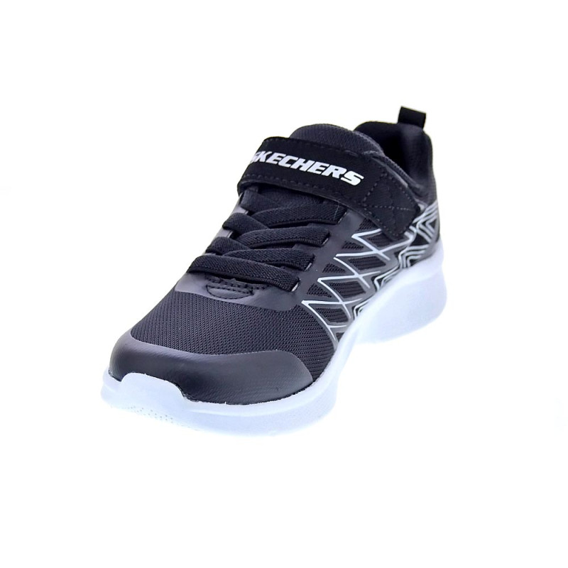 Zapatillas Skechers zapatos Niño modelo Microspec Negro 