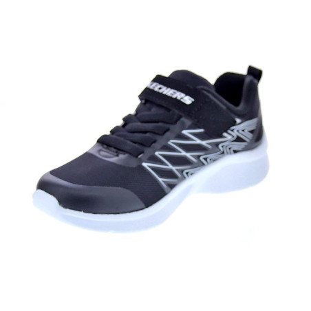 Zapatillas Skechers zapatos Niño modelo Microspec Negro 