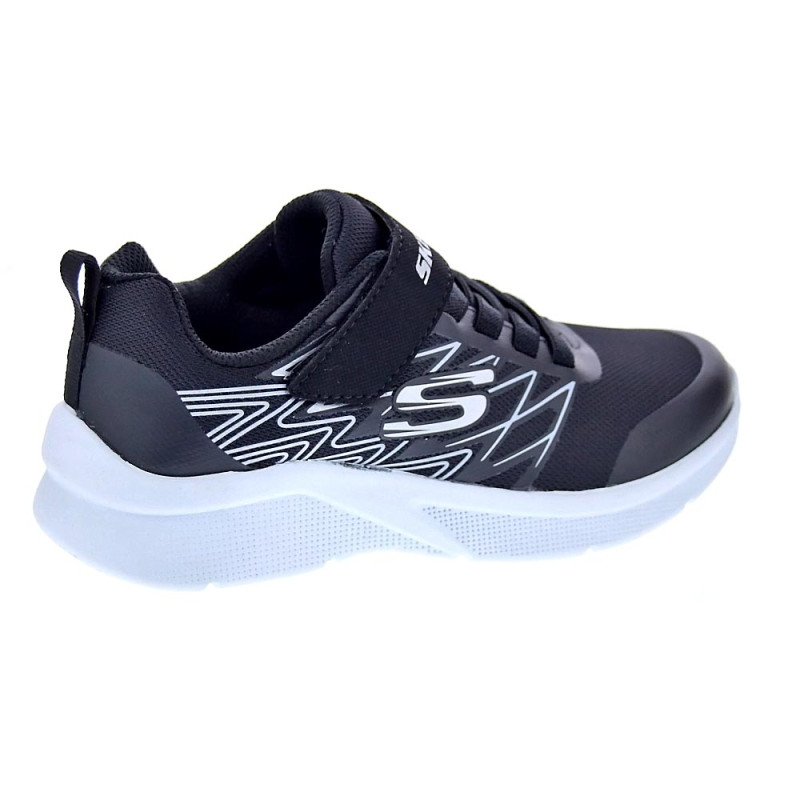 Zapatillas Skechers zapatos Niño modelo Microspec Negro 