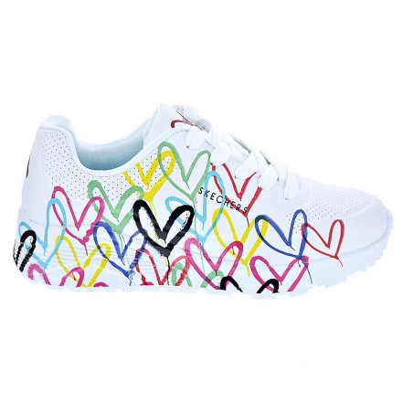 Zapatillas Skechers zapatos Niña modelo Uno Lite Blanco 