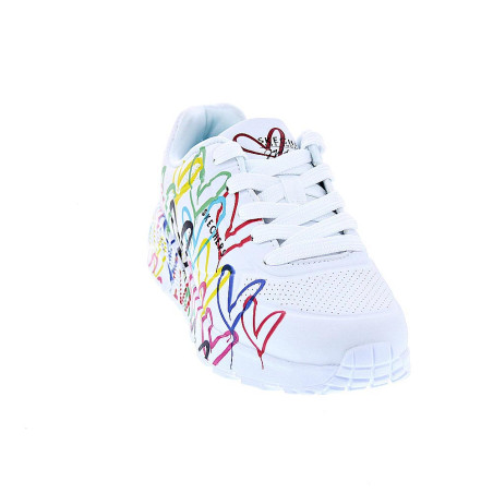 Zapatillas Skechers zapatos Niña modelo Uno Lite Blanco 