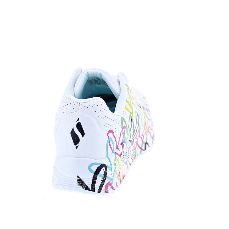 Zapatillas Skechers zapatos Niña modelo Uno Lite Blanco 