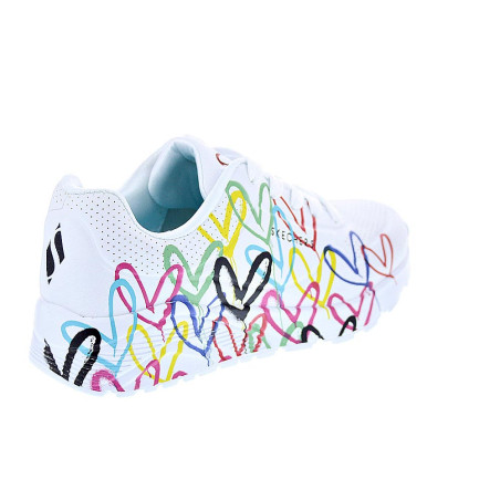 Zapatillas Skechers zapatos Niña modelo Uno Lite Blanco 