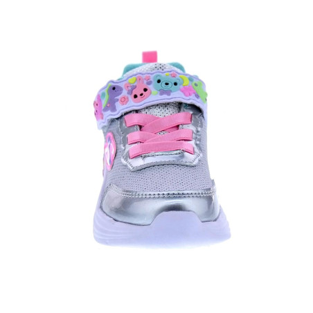 Zapatillas Skechers zapatos Niña modelo My Dreamers Plata Velcro