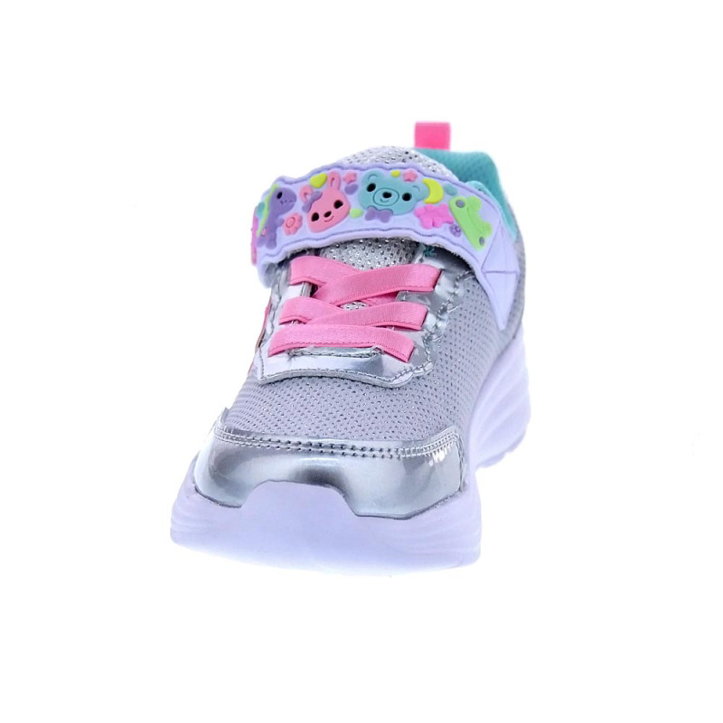 Zapatillas Skechers zapatos Niña modelo My Dreamers Plata Velcro