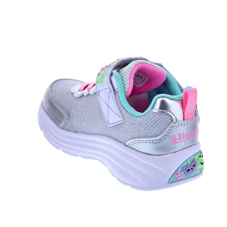 Zapatillas Skechers zapatos Niña modelo My Dreamers Plata Velcro