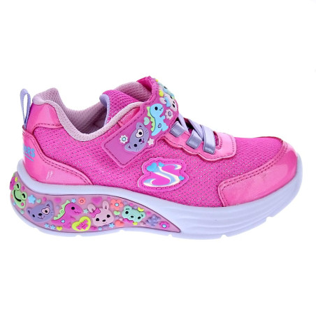 Zapatillas Skechers zapatos Niña modelo My Dreamers Rosa Velcro