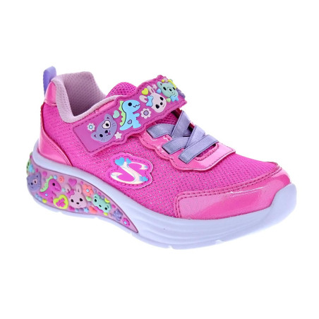 Zapatillas Skechers zapatos Niña modelo My Dreamers Rosa Velcro