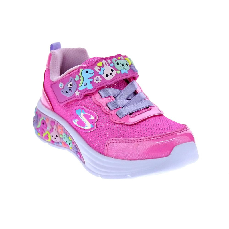 Zapatillas Skechers zapatos Niña modelo My Dreamers Rosa Velcro