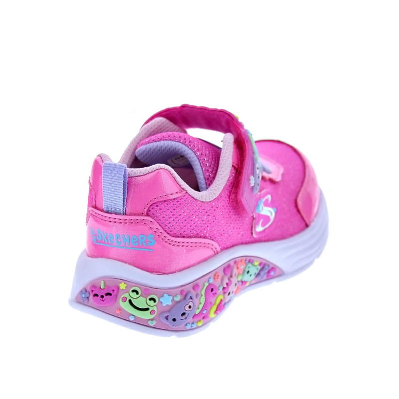 Zapatillas Skechers zapatos Niña modelo My Dreamers Rosa Velcro