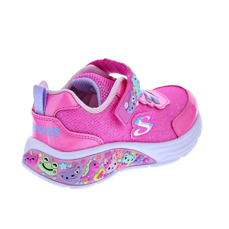 Zapatillas Skechers zapatos Niña modelo My Dreamers Rosa Velcro