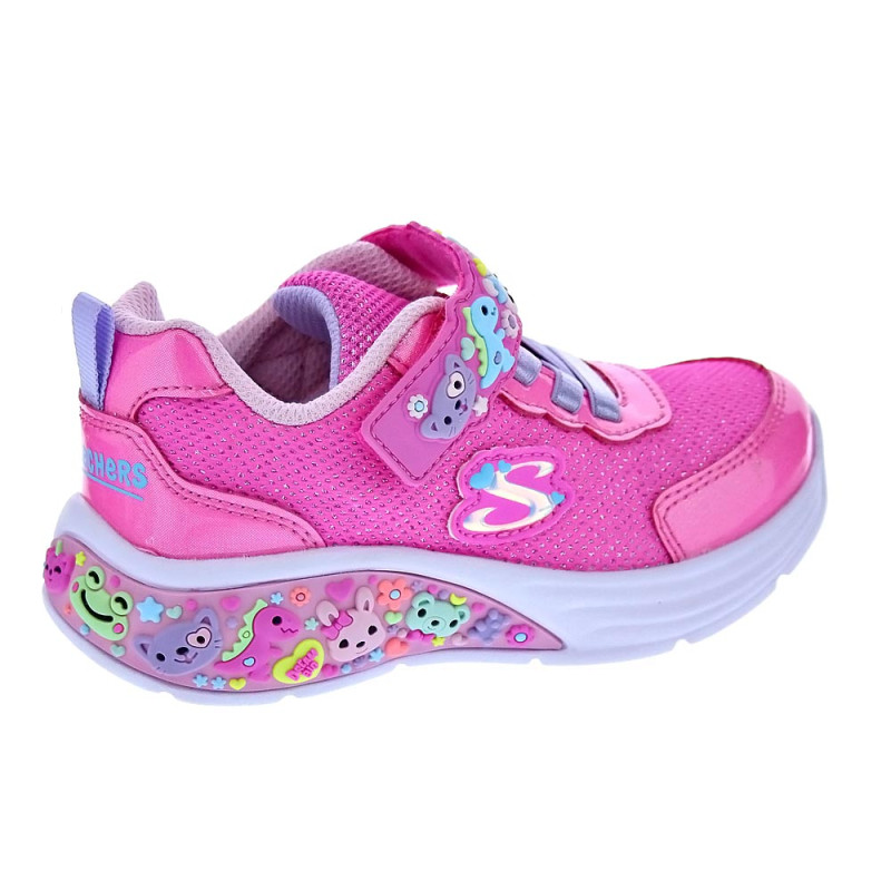 Zapatillas Skechers zapatos Niña modelo My Dreamers Rosa Velcro