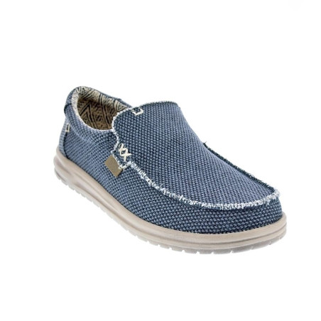 Mocasines Hey Dude zapatos Hombre modelo Mikka Braided Azul 