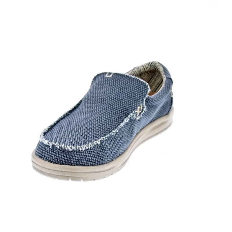 Mocasines Hey Dude zapatos Hombre modelo Mikka Braided Azul 