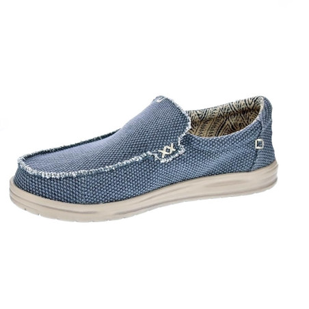 Mocasines Hey Dude zapatos Hombre modelo Mikka Braided Azul 